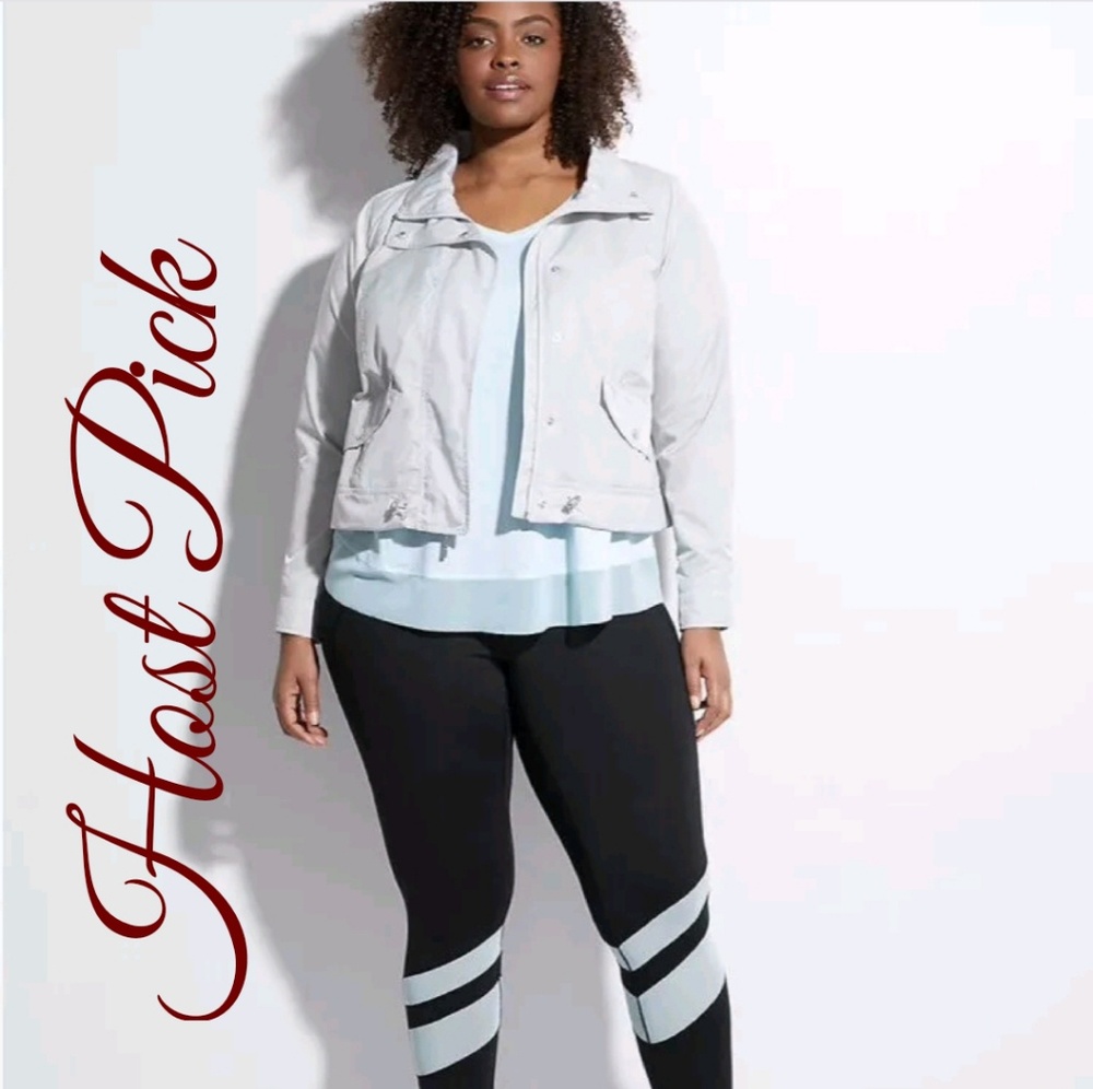 NWT Lane Bryant Livi Active Bomber Jacket